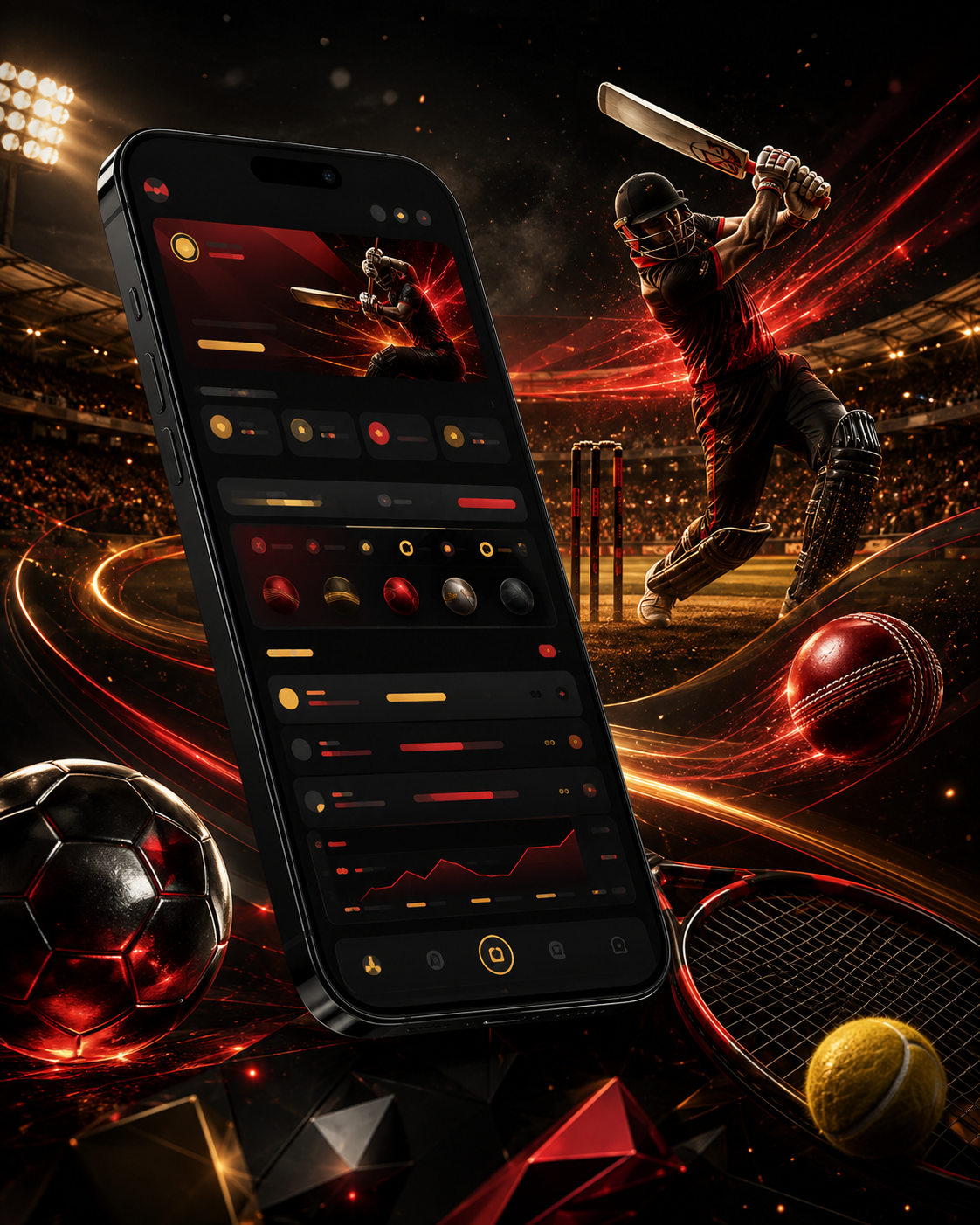 Sports and account access visual