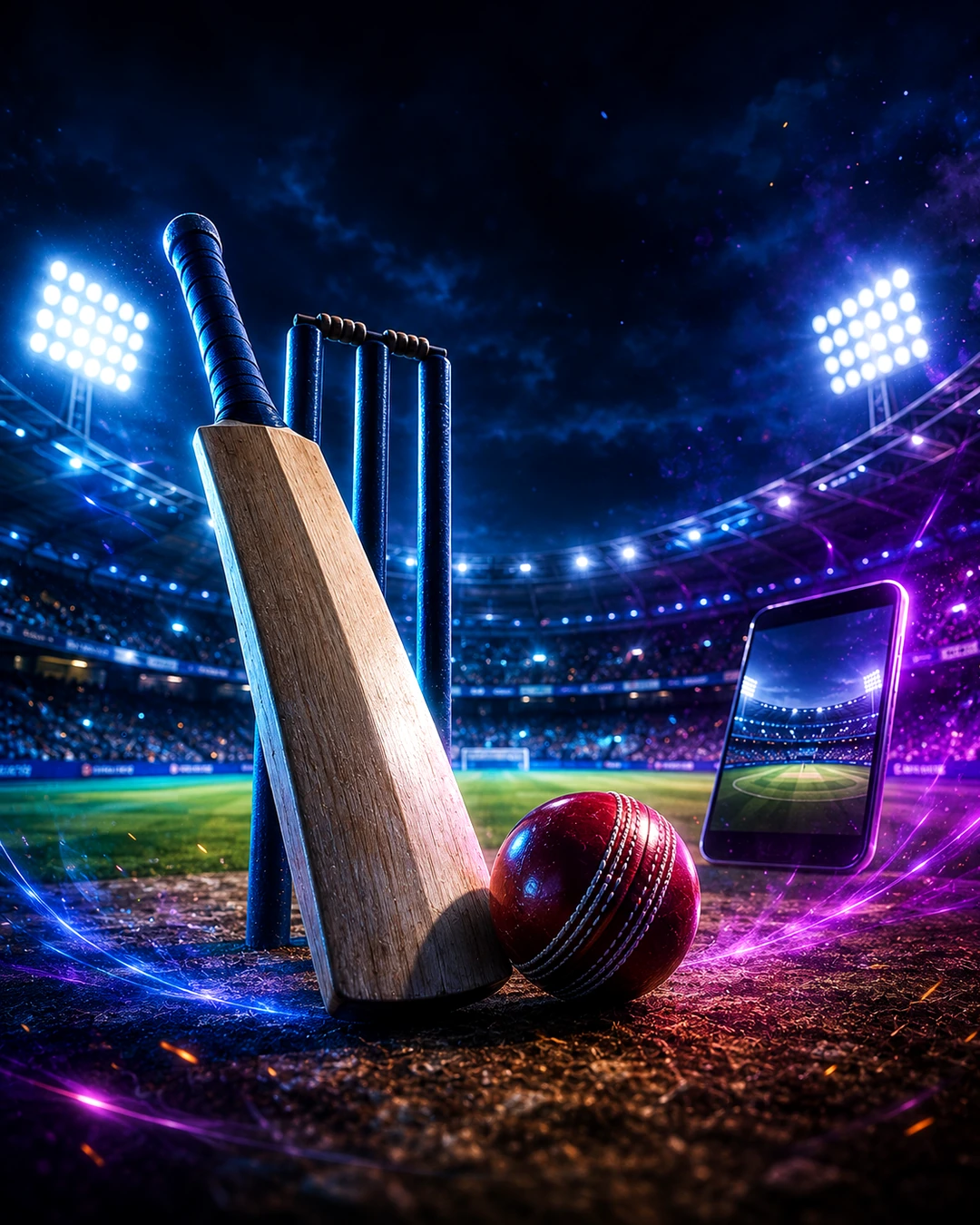 Cricket betting information visual