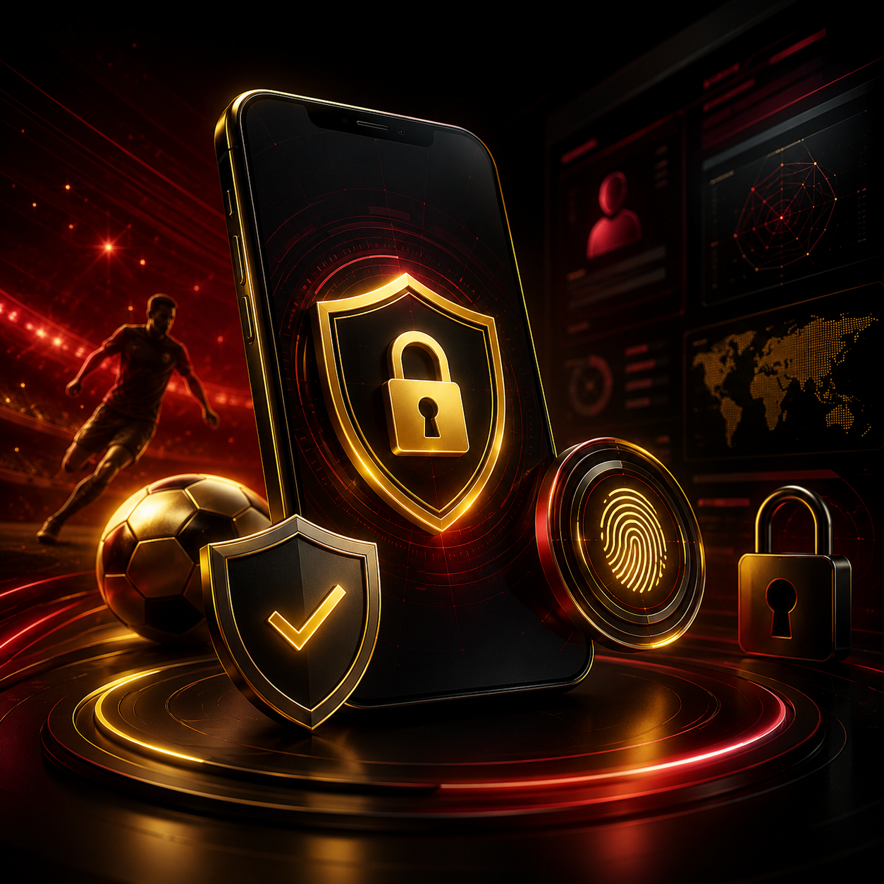 Account security and mobile access visual